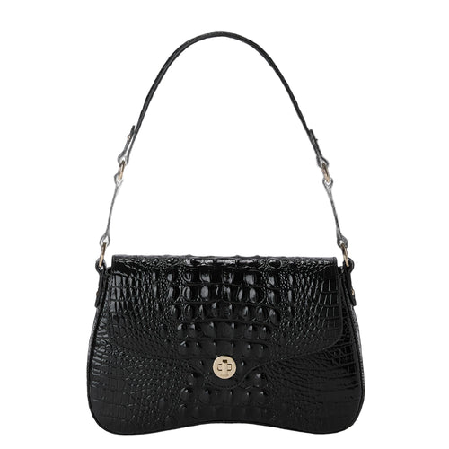 Brahmin Melbourne Collection Neridia Shoulder Bag, Black