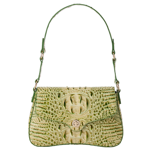 Brahmin Melbourne Collection Neridia Shoulder Bag, Fern