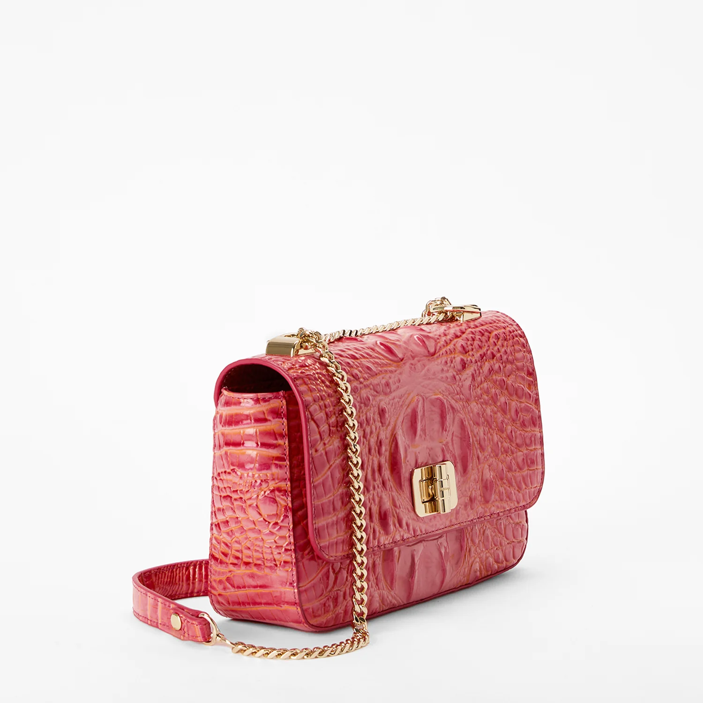 Brahmin Melbourne Collection Rosa Crossbody, Coral Snapdragon