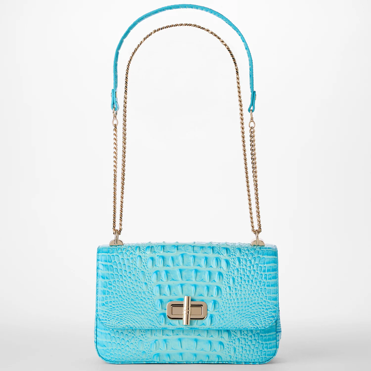 Brahmin Melbourne Collection Rosa Crossbody, Tropic Blue