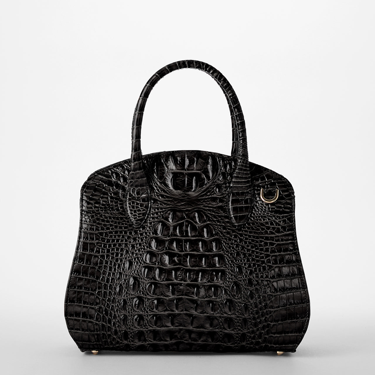 Brahmin Melbourne Collection Rosetta Satchel, Black