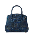Brahmin Melbourne Collection Rosetta Satchel, Royal Blue