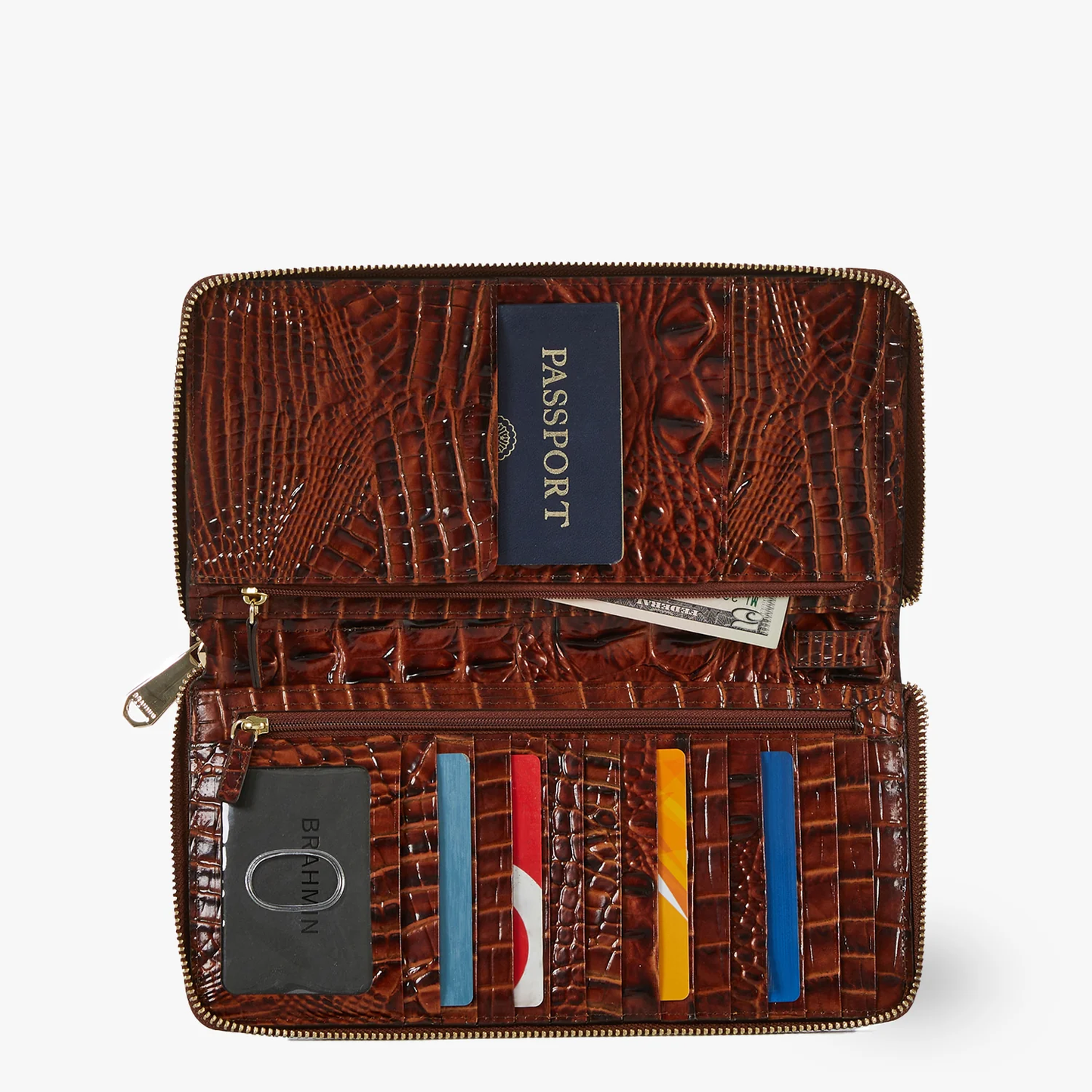 Brahmin Melbourne Collection Skyler Clutch Wallet, Black