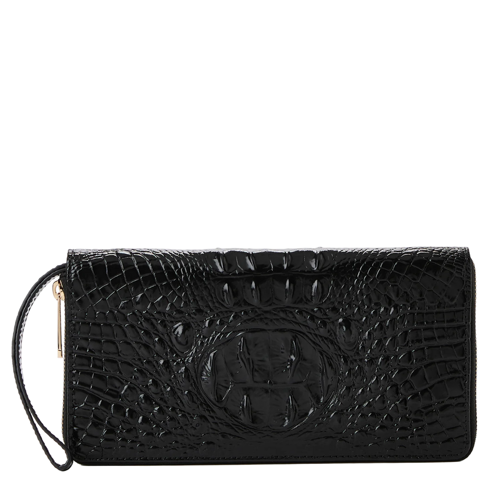Brahmin Melbourne Collection Skyler Clutch Wallet, Black