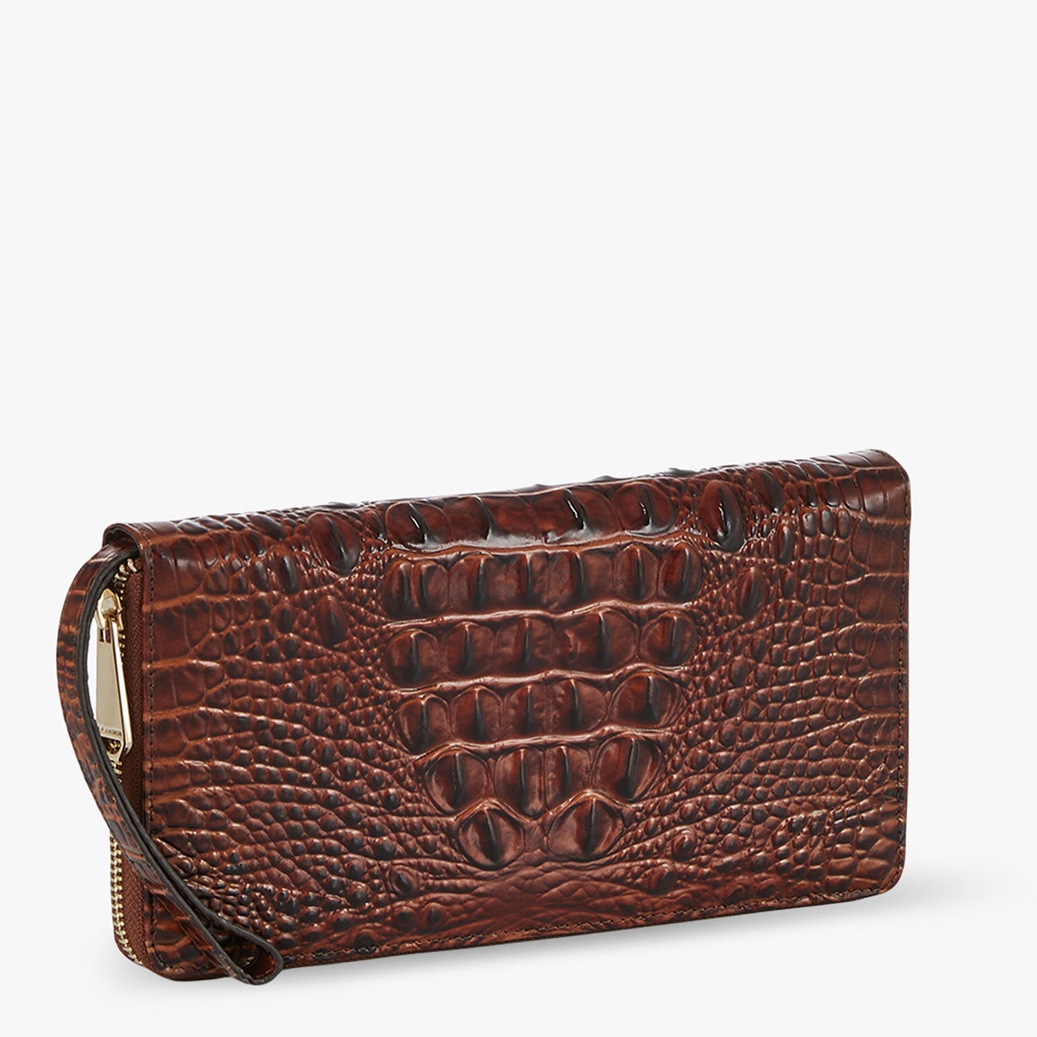 Brahmin Melbourne Collection Skyler Clutch Wallet, Pecan