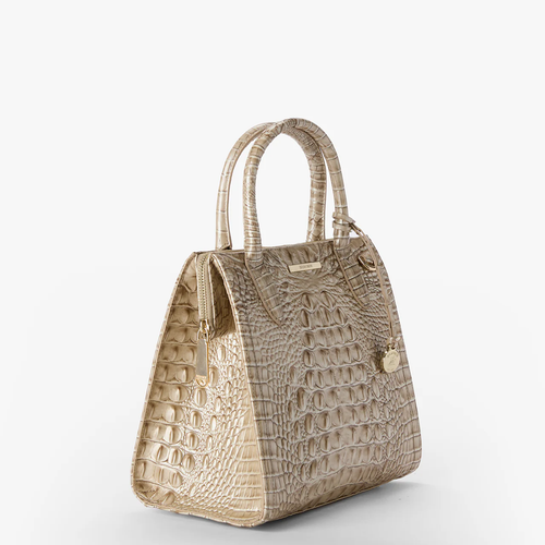 Brahmin Melbourne Collection Small Caroline Satchel, Wind Chime