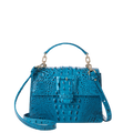 Brahmin Melbourne Collection Small Hallie Satchel, Vibrant Azure