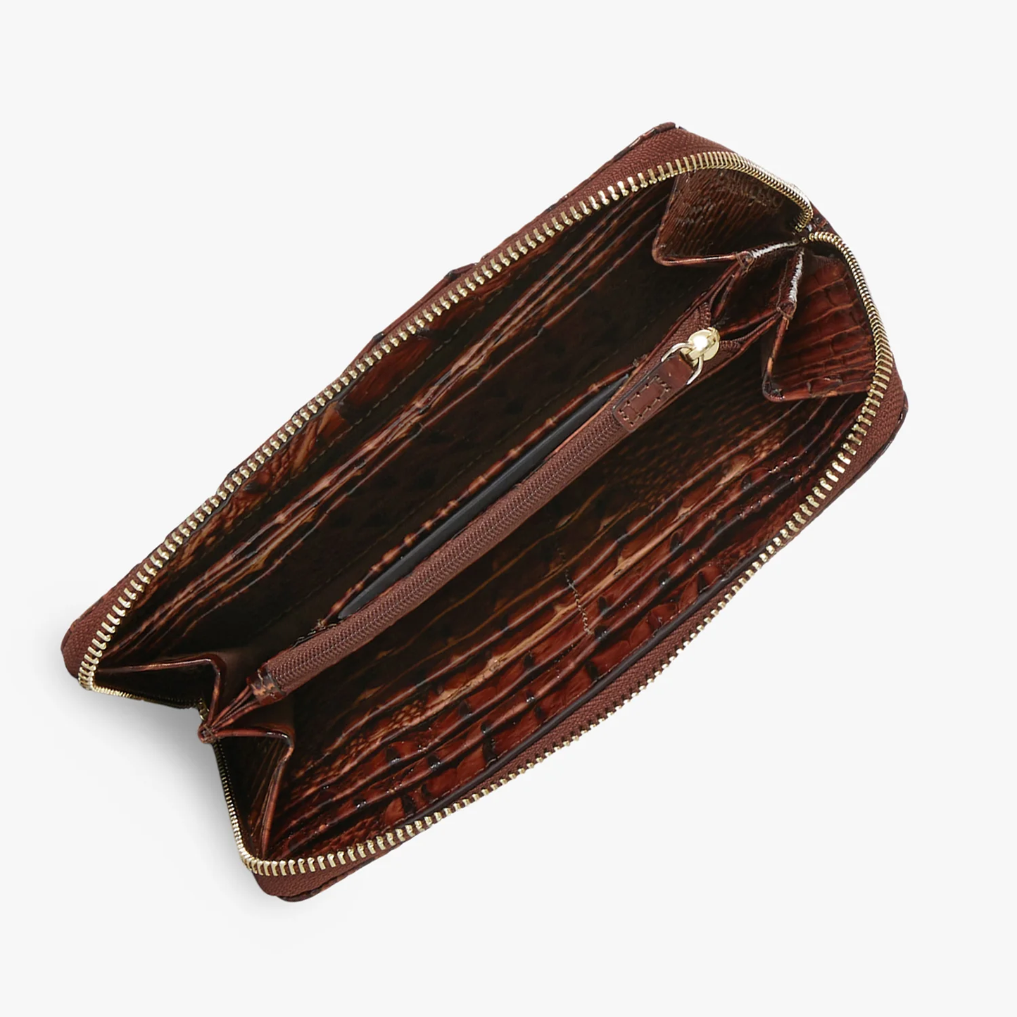 Brahmin Melbourne Collection Suri Wallet, Pecan