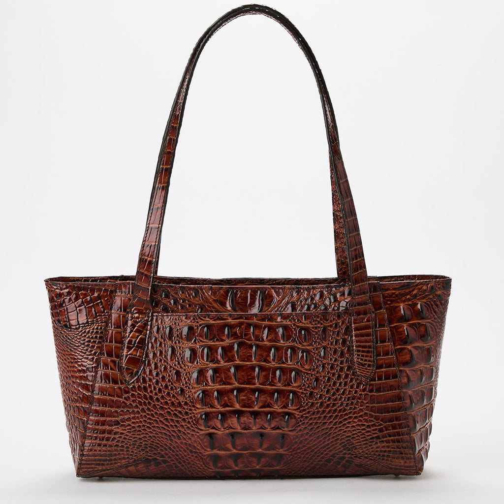 Brahmin Melbourne Collection Tonya Tote, Pecan – Employee Sale