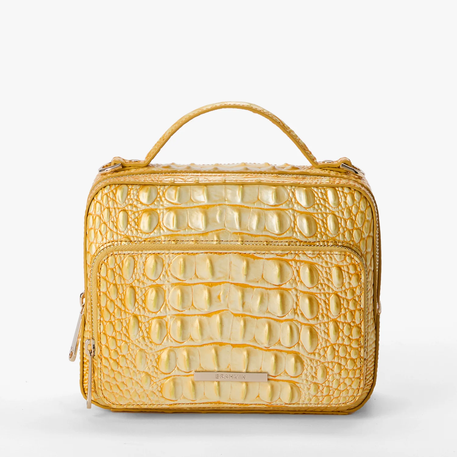 Brahmin Melbourne Collection Tori Crossbody, Lemon Drop