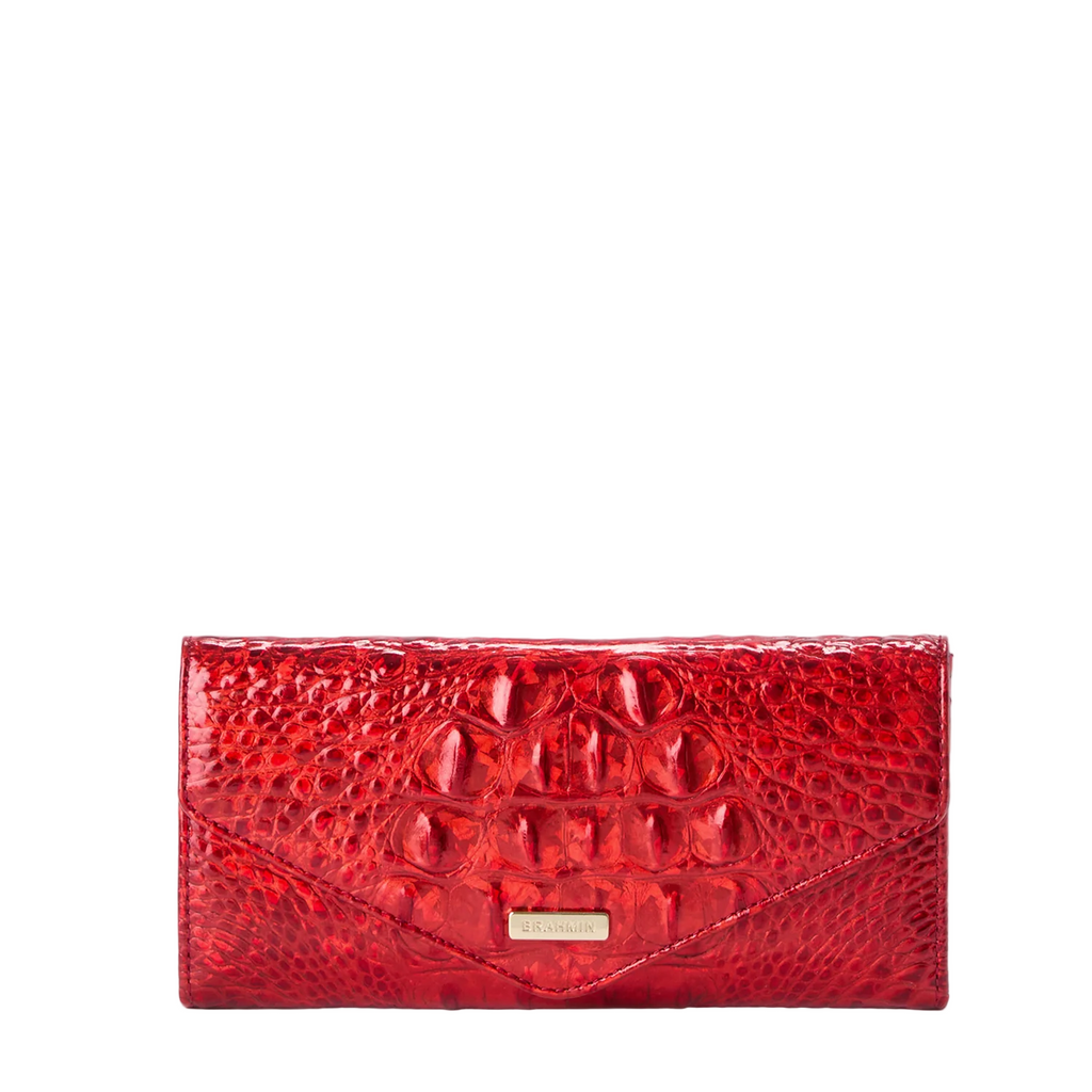 Brahmin Melbourne Collection Veronica Red Opal