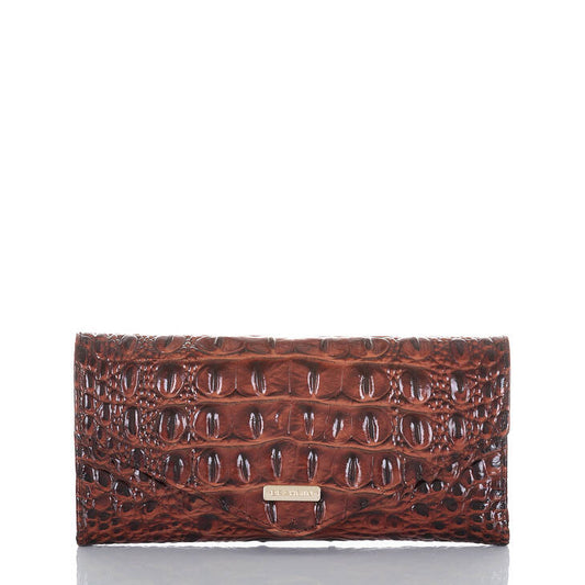 Brahmin Melbourne Collection Veronica Wallet, Pecan