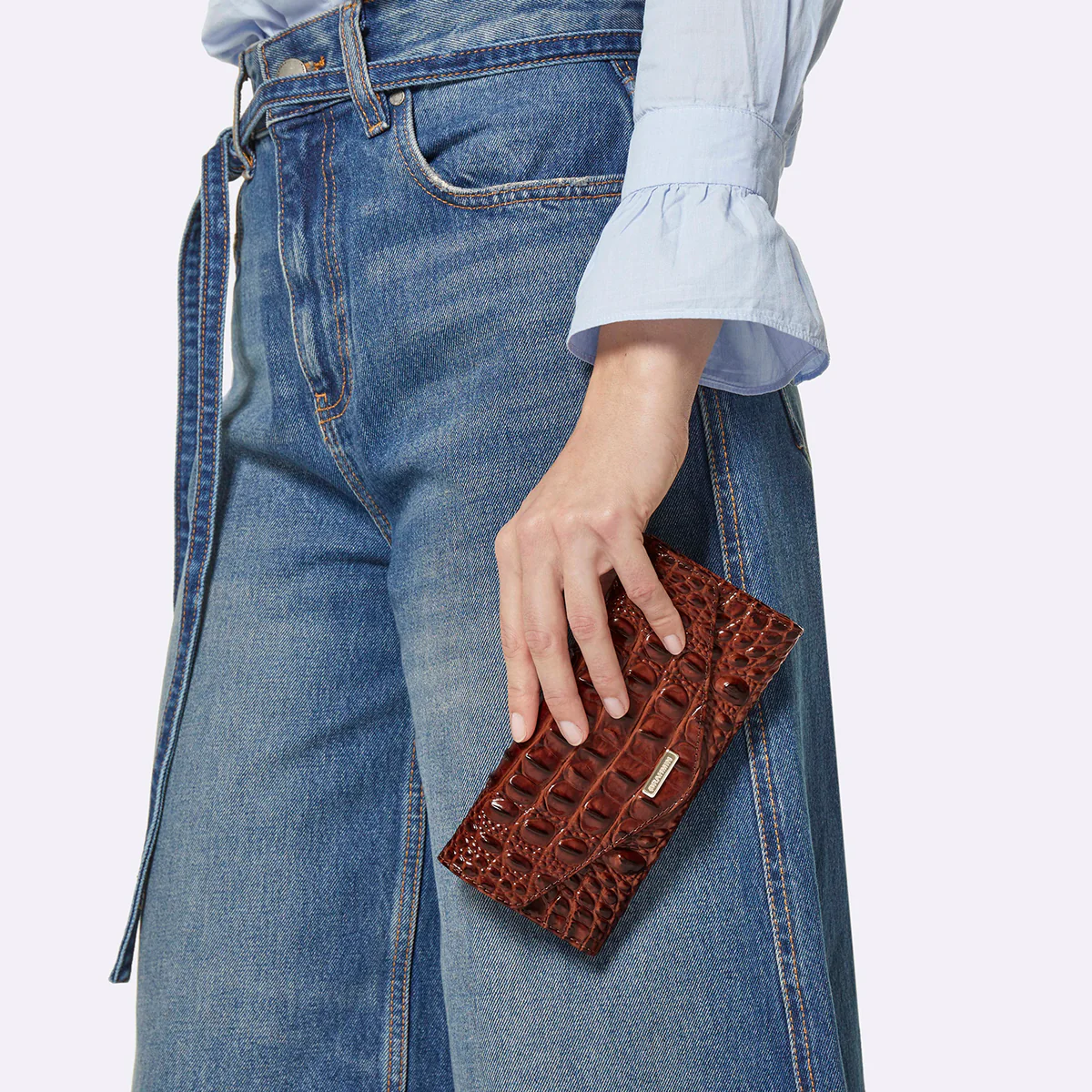Brahmin Melbourne Collection Veronica Wallet, Vivid Yellow