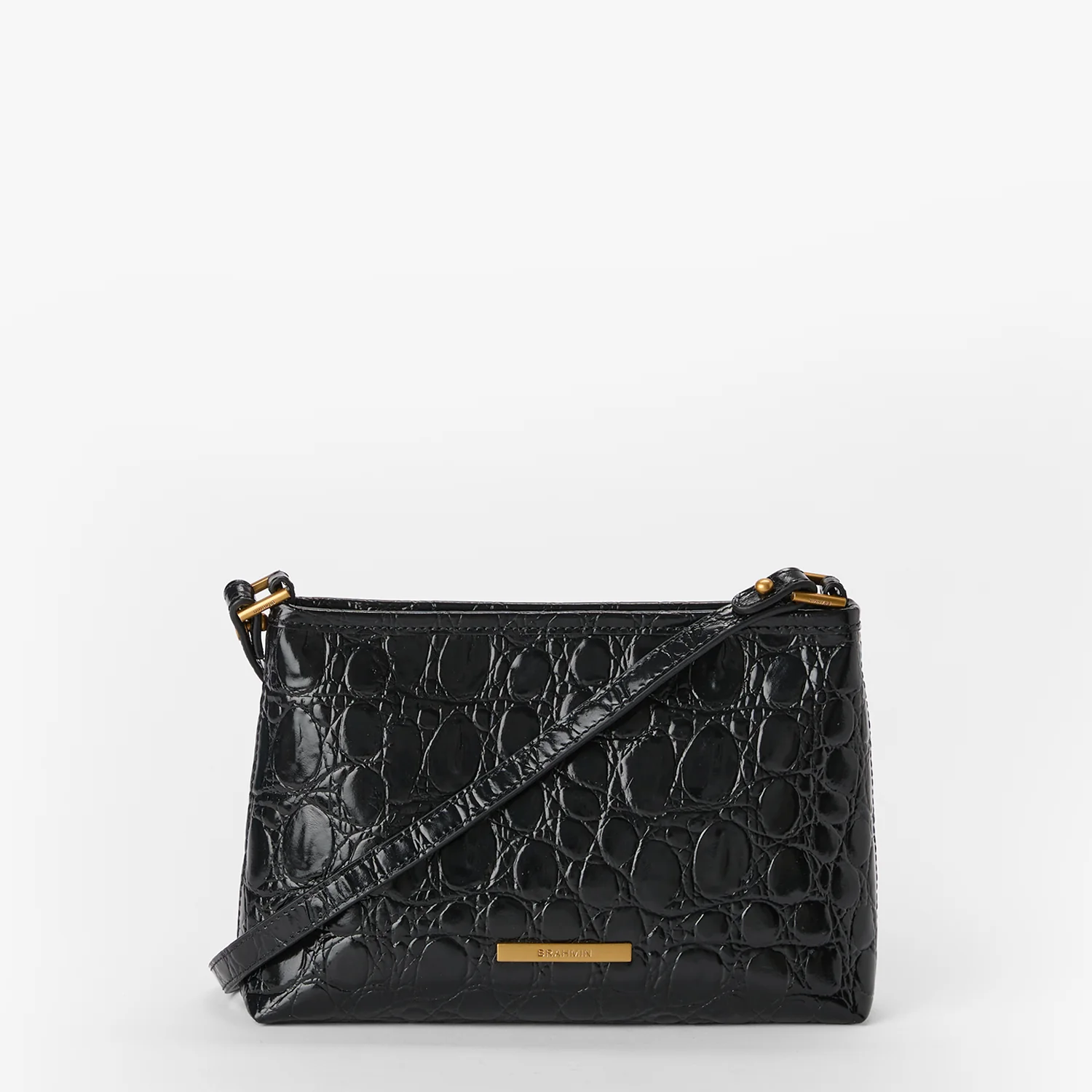 Brahmin Vanderbilt Collection Lorelei Shoulder Bag, Black
