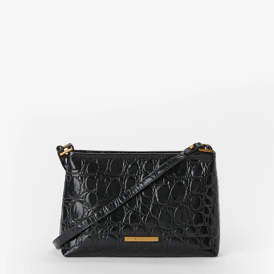 Brahmin Vanderbilt Collection Lorelei Shoulder Bag, Black