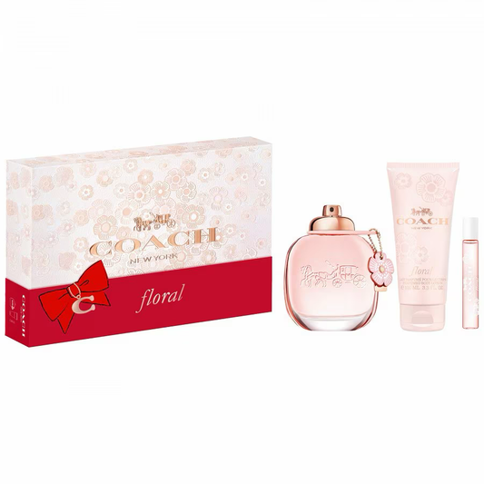 COACH - Floral 3 Piece Gift Set