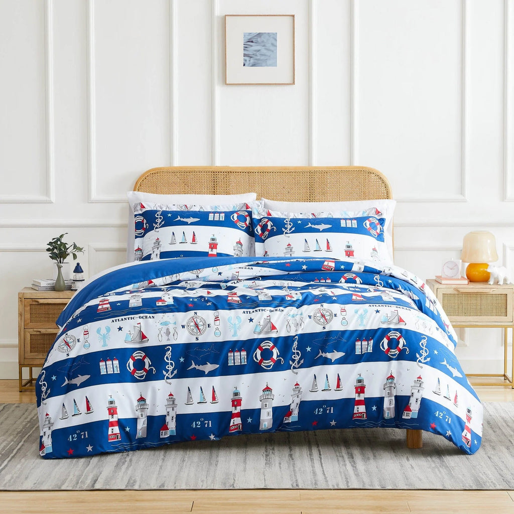 Cape Cod Duvet Cover Set, Blue