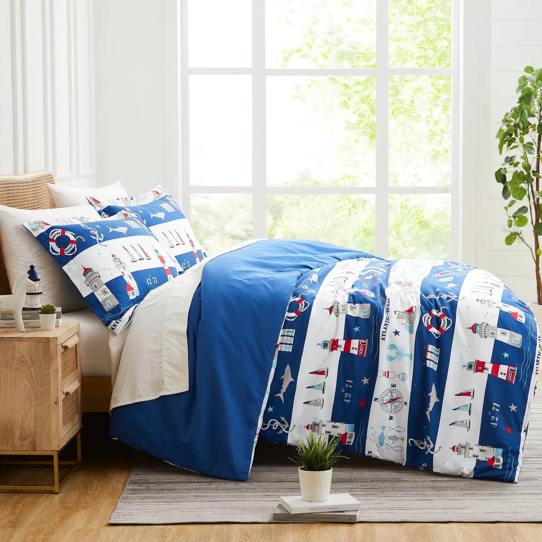 Cape Cod Duvet Cover Set, Blue