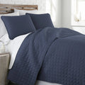Circles Classic Quilt Set, Navy Blue
