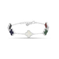 Clover Multi Stone Bracelet