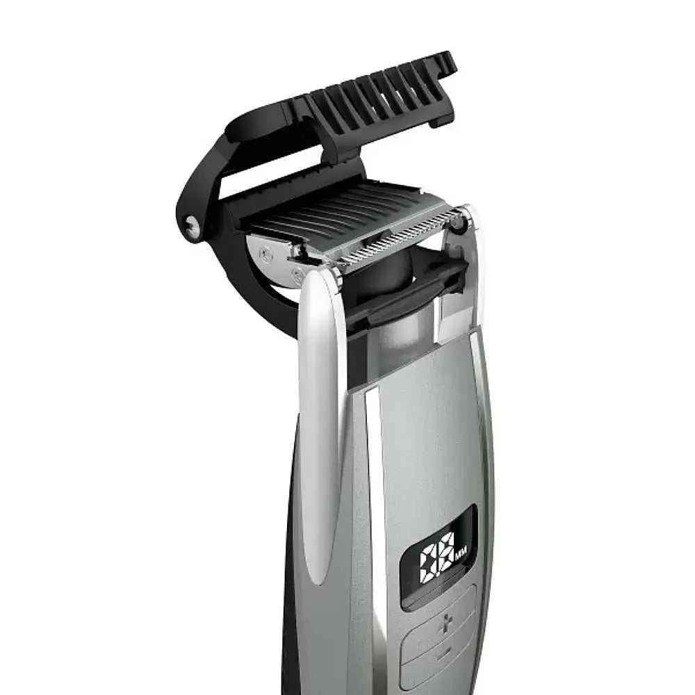 Conairman Beard & Stubble Rechargeable Hair Trimmer, Silver