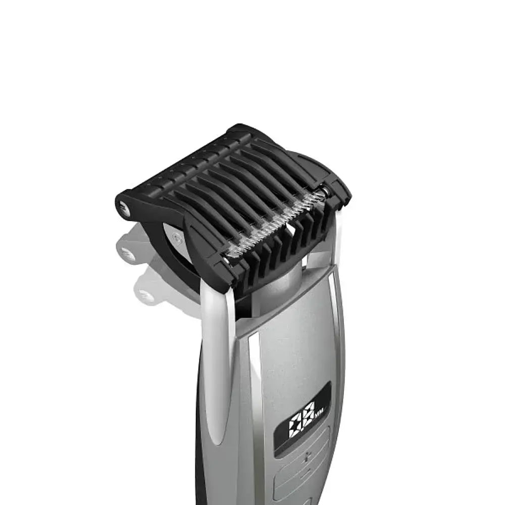 Conairman Beard & Stubble Rechargeable Hair Trimmer, Silver