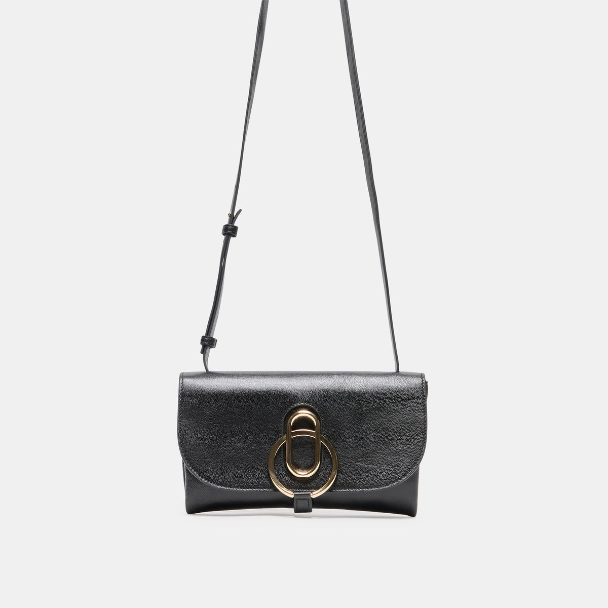 Dolce Vita Prism Leather Crossbody, Black