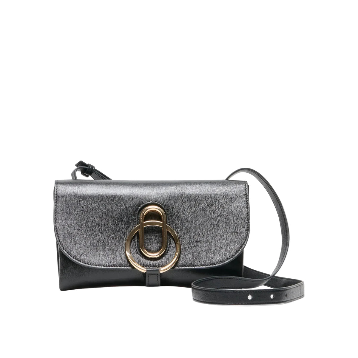 Dolce Vita Prism Leather Crossbody, Black