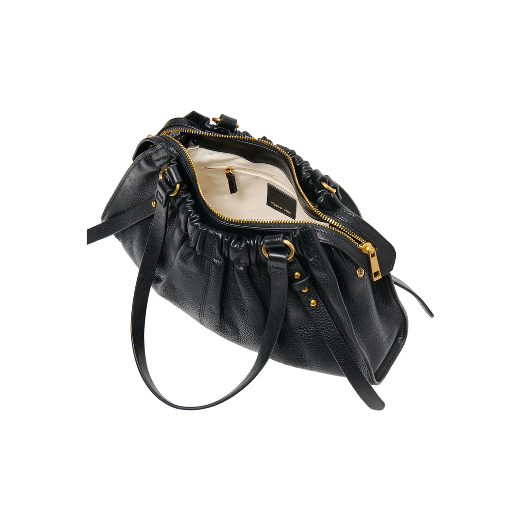 Dolce Vita Sloan Leather Shoulder Bag, Black