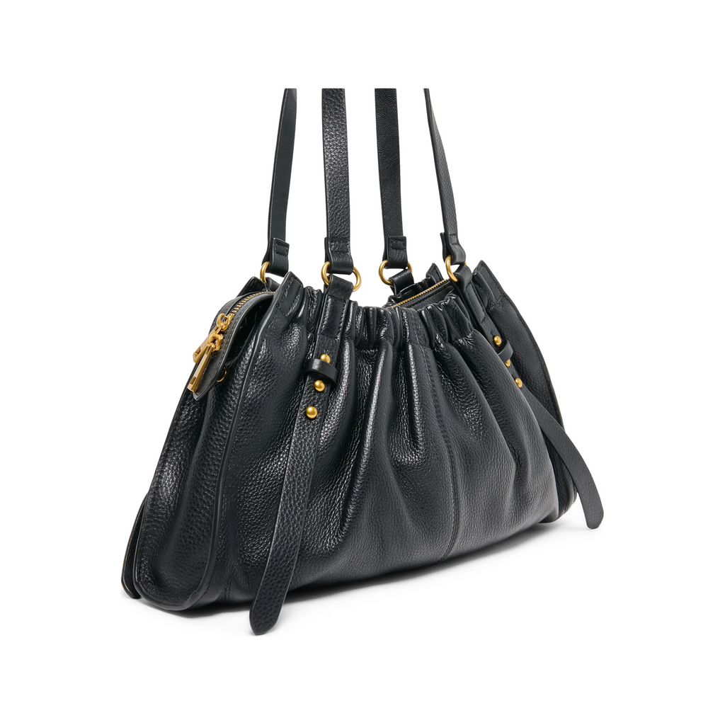 Dolce Vita Sloan Leather Shoulder Bag, Black