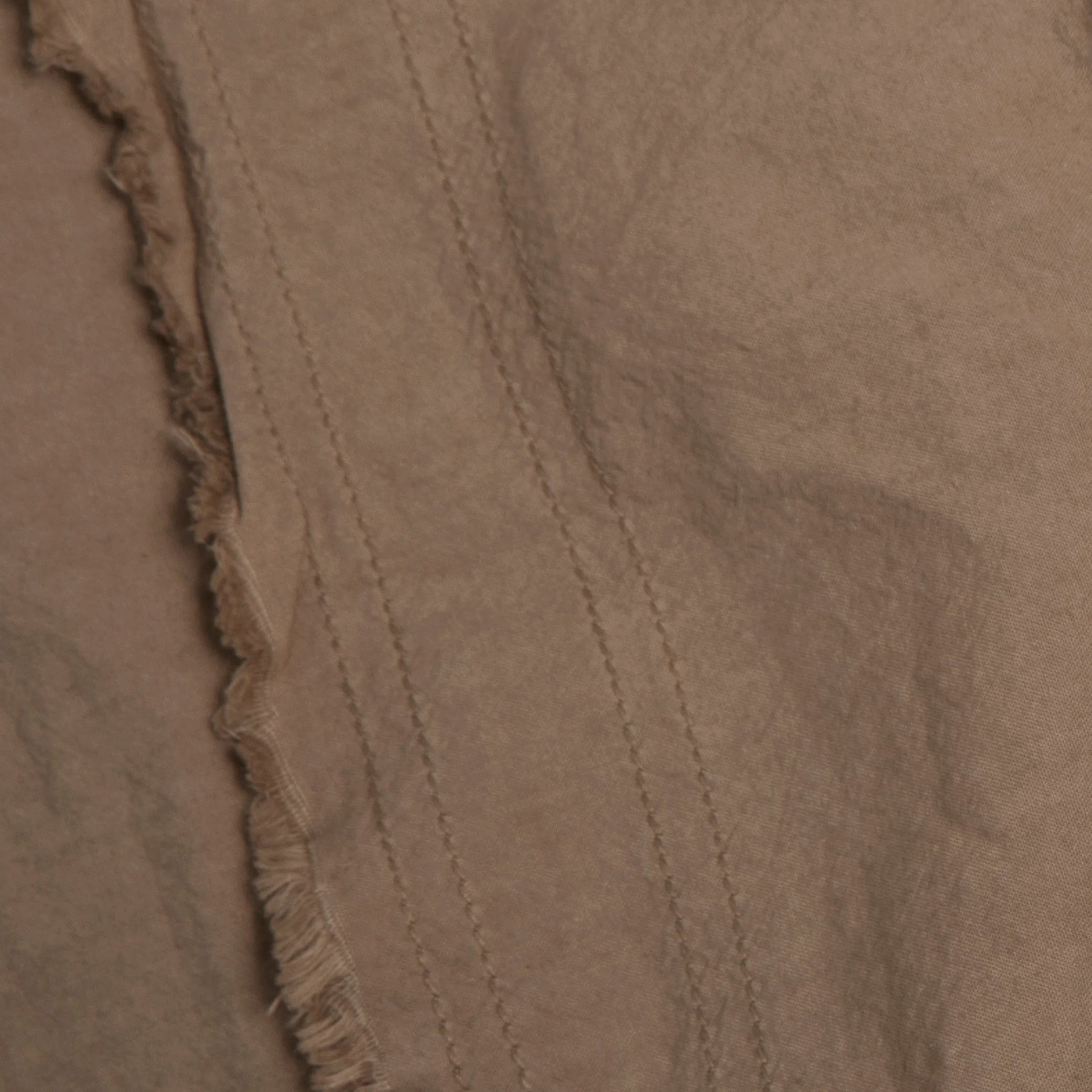 Dr. Weil Garmet Washeed Percale Sheets, Desert Sand