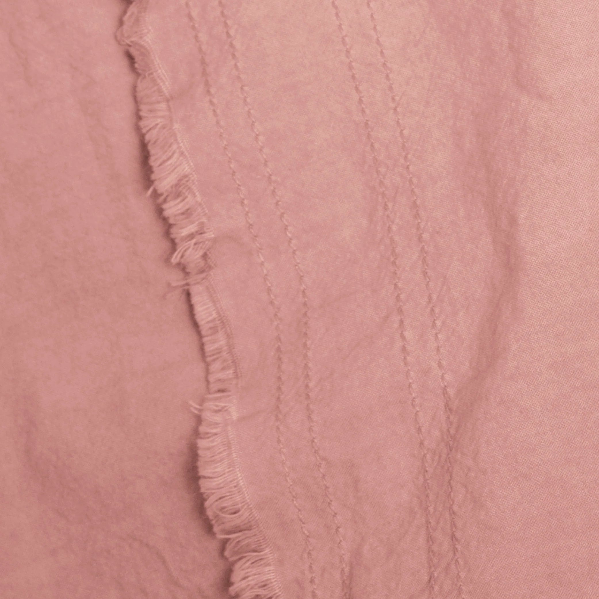 Dr. Weil Garmet Washeed Percale Sheets, Pink Sandstone