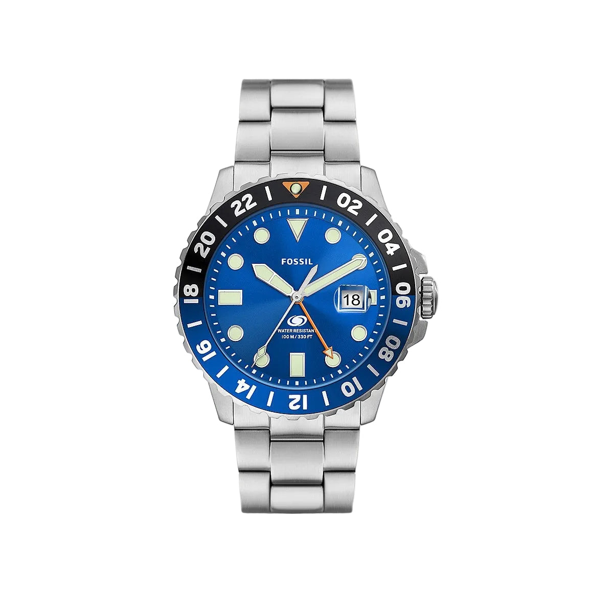 Fossil - Blue GMT
