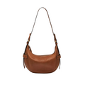 Fossil Harwell Leather Hobo Bag, Medium Brown