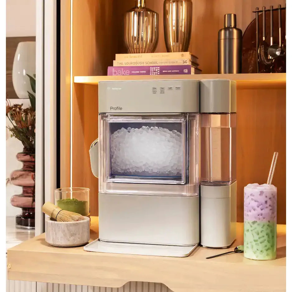 GE Profile Opal 2.0 Ultra Nugget Ice Maker, Sandstone