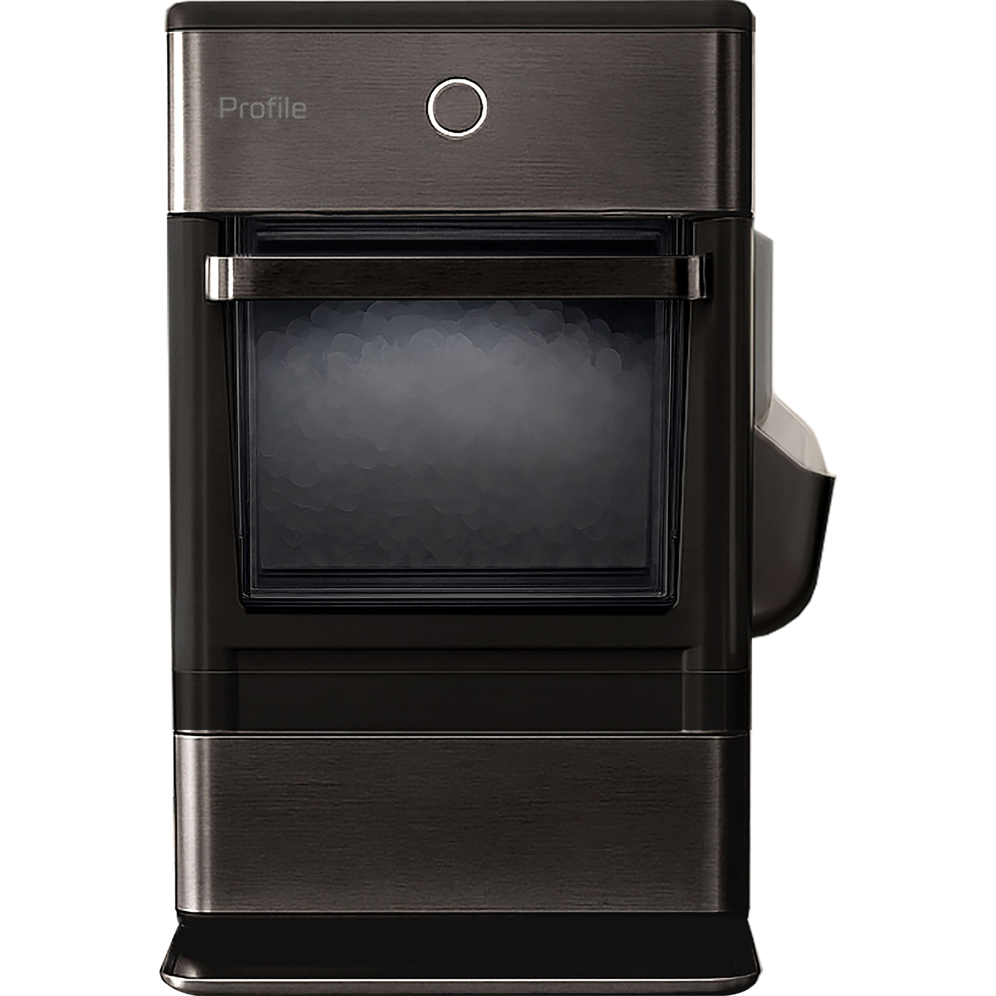 GE Profile Opal Nugget Ice Maker, Black Stainless Steel