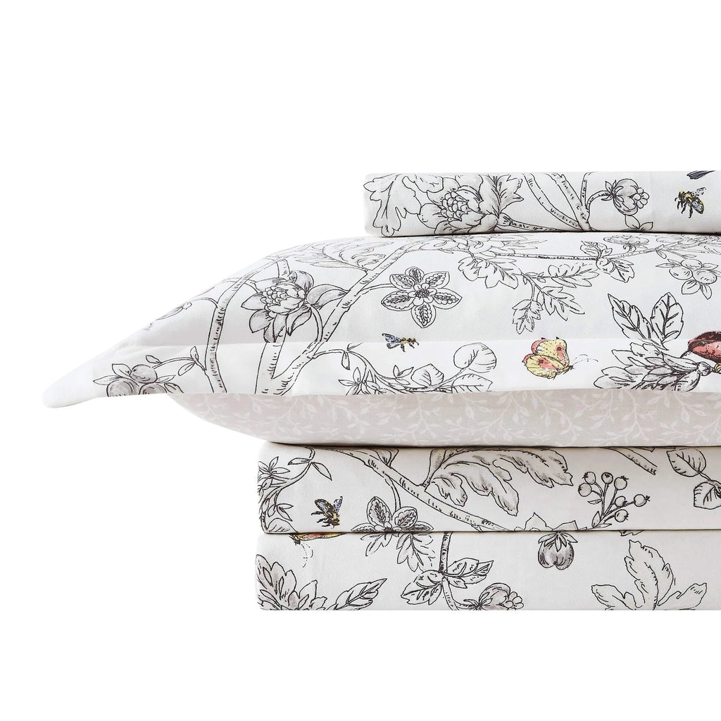 Garden Bird Reversible Duvet Cover Set