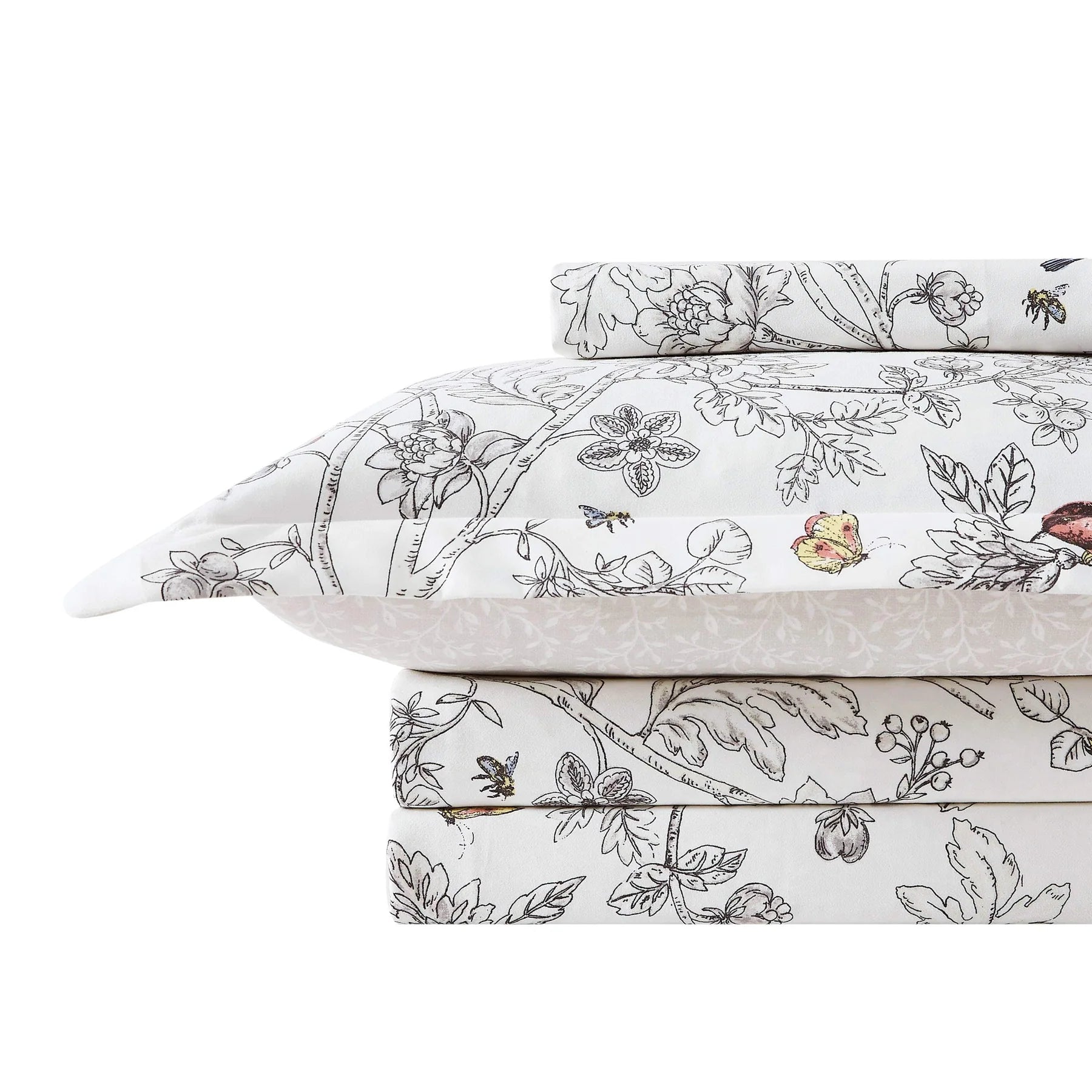 Garden Bird Reversible Duvet Cover Set