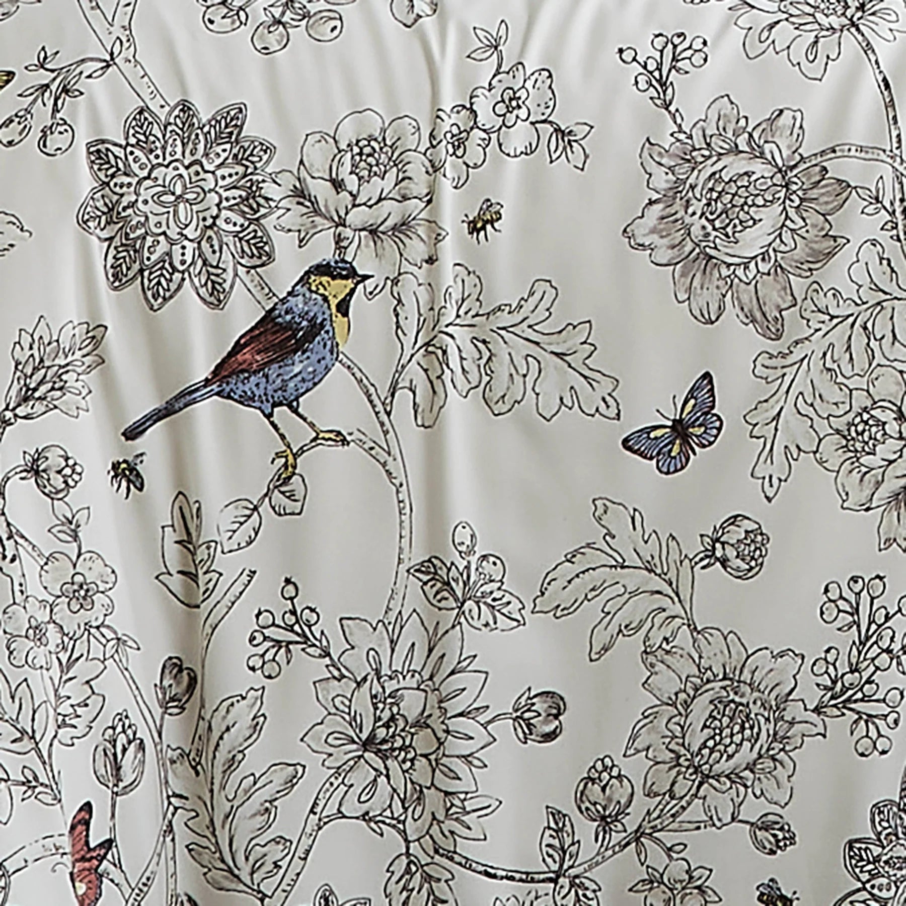 Garden Bird Reversible Duvet Cover Set