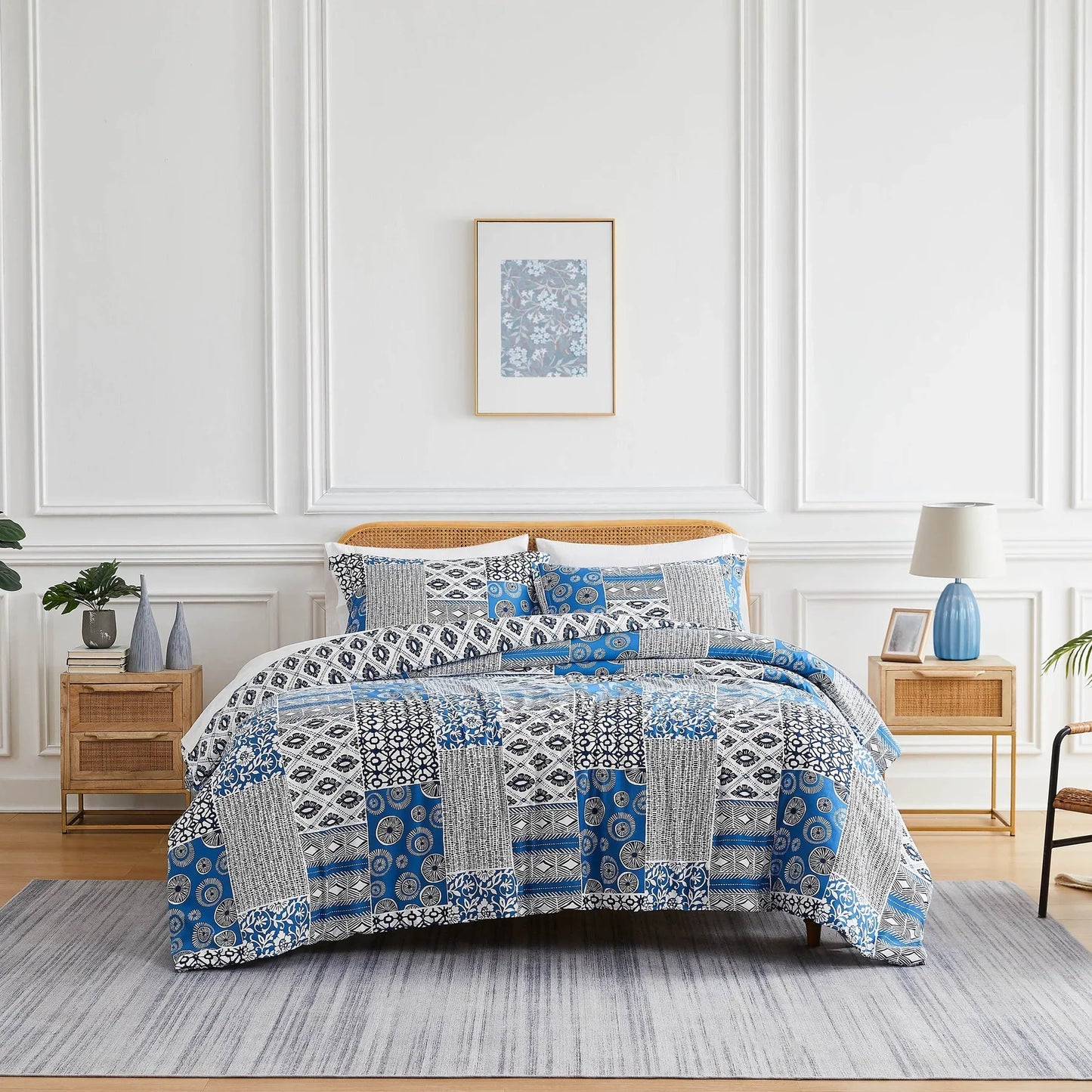 Global Comforter Set, Blue