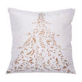 Gold Tree Silk Pillow