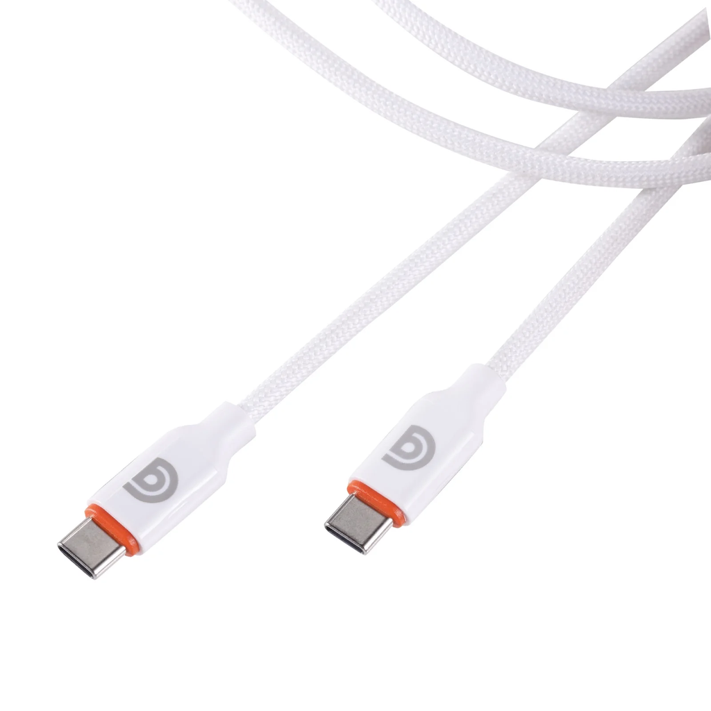 Griffin Ultra Durable 6 Ft USB-C to USB-C Charging Cable, White