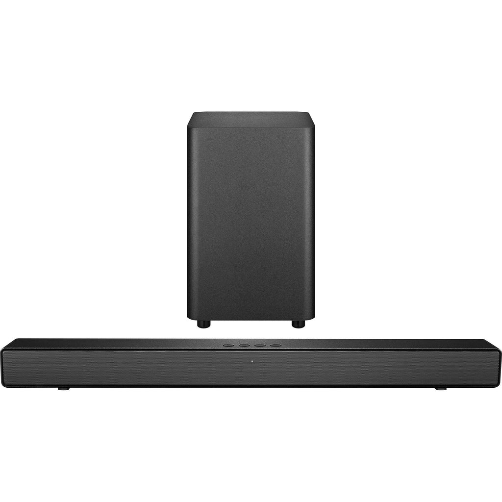 Insignia 2.1 Channel Soundbar with Wireless Subwoofer, DTS Virtual:X, Bluetooth, and Dialogue Enhancement, Black