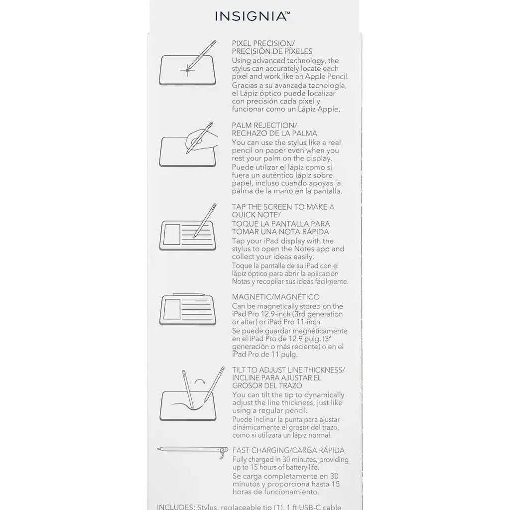 Insignia Active Stylus for iPad, White