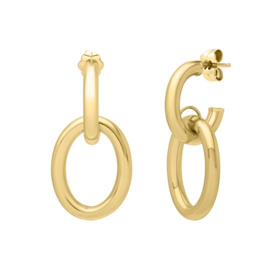 Interlocking Link Earrings