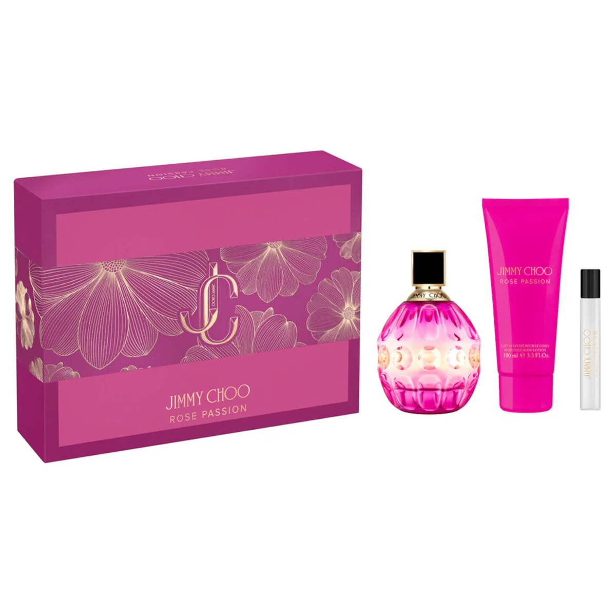 JIMMY CHOO - Rose Passion Eau de Parfum 3 Piece Gift Set