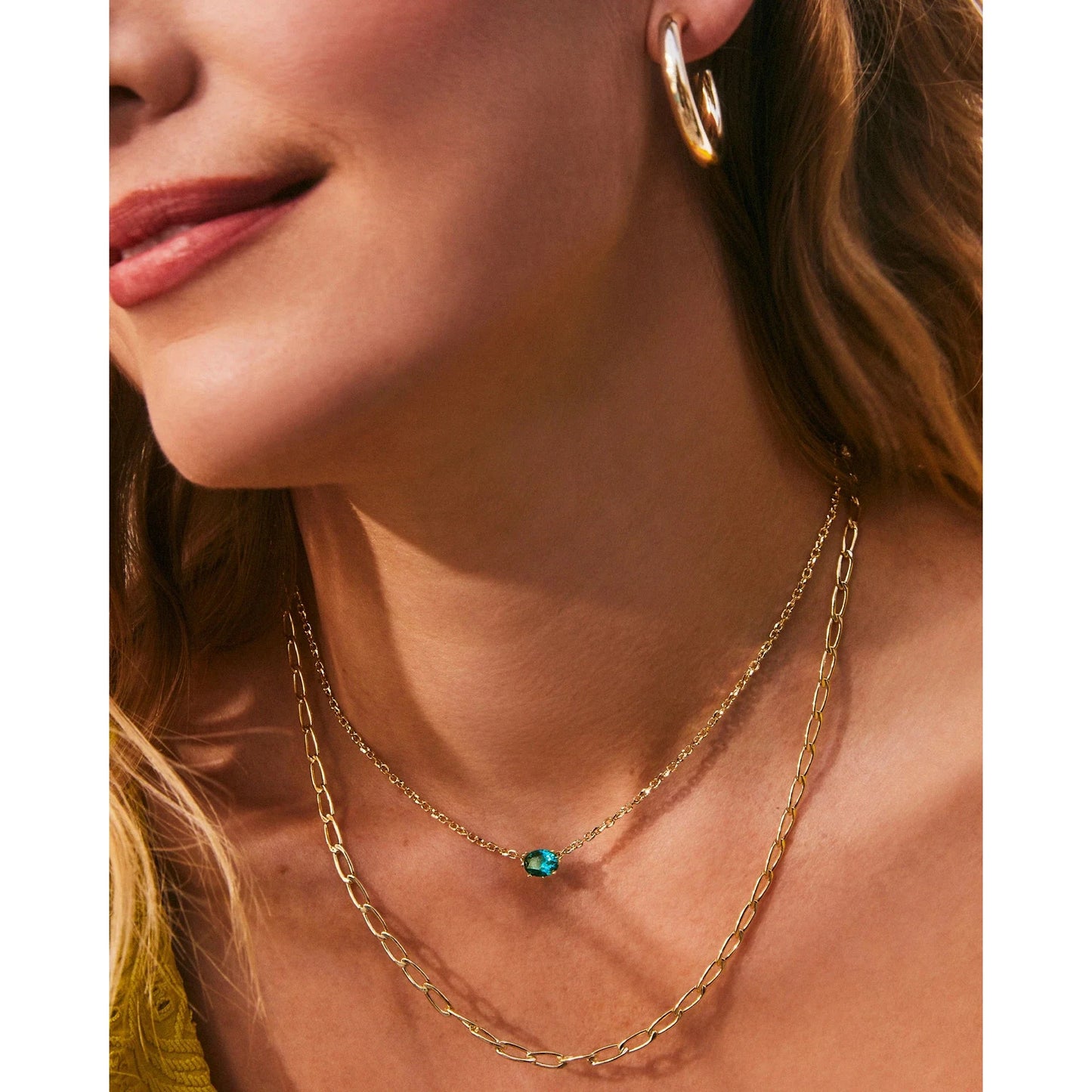 Kendra Scott Cailin Pendant, Blue Violet Crystal