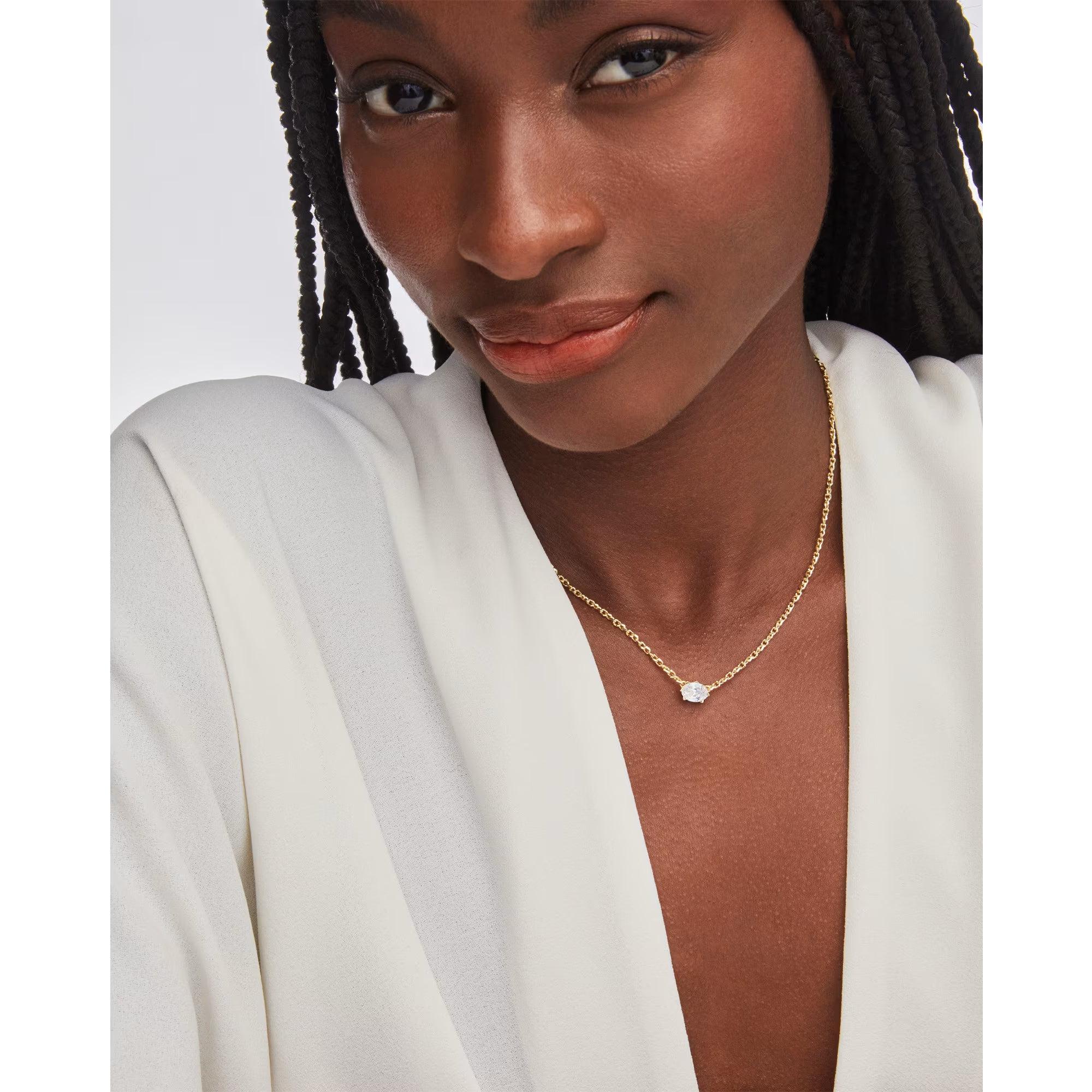 Kendra Scott Cailin White CZ Birthstone Gift Set