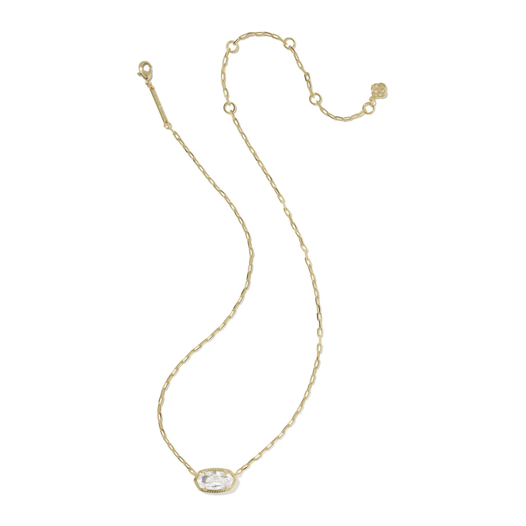 Kendra Scott Elisa Luxe Necklace, White CZ