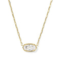 Kendra Scott Elisa Luxe Necklace, White CZ